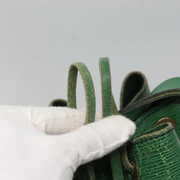 LOUIS VUITTON Epi Noe Shoulder Bag Green M44004 LV Auth 127277 - Picture 9 of 16